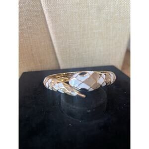 Sequin Nordstrom Multicolor Gold Tone Statement Enamel Bangle Bracelet #530